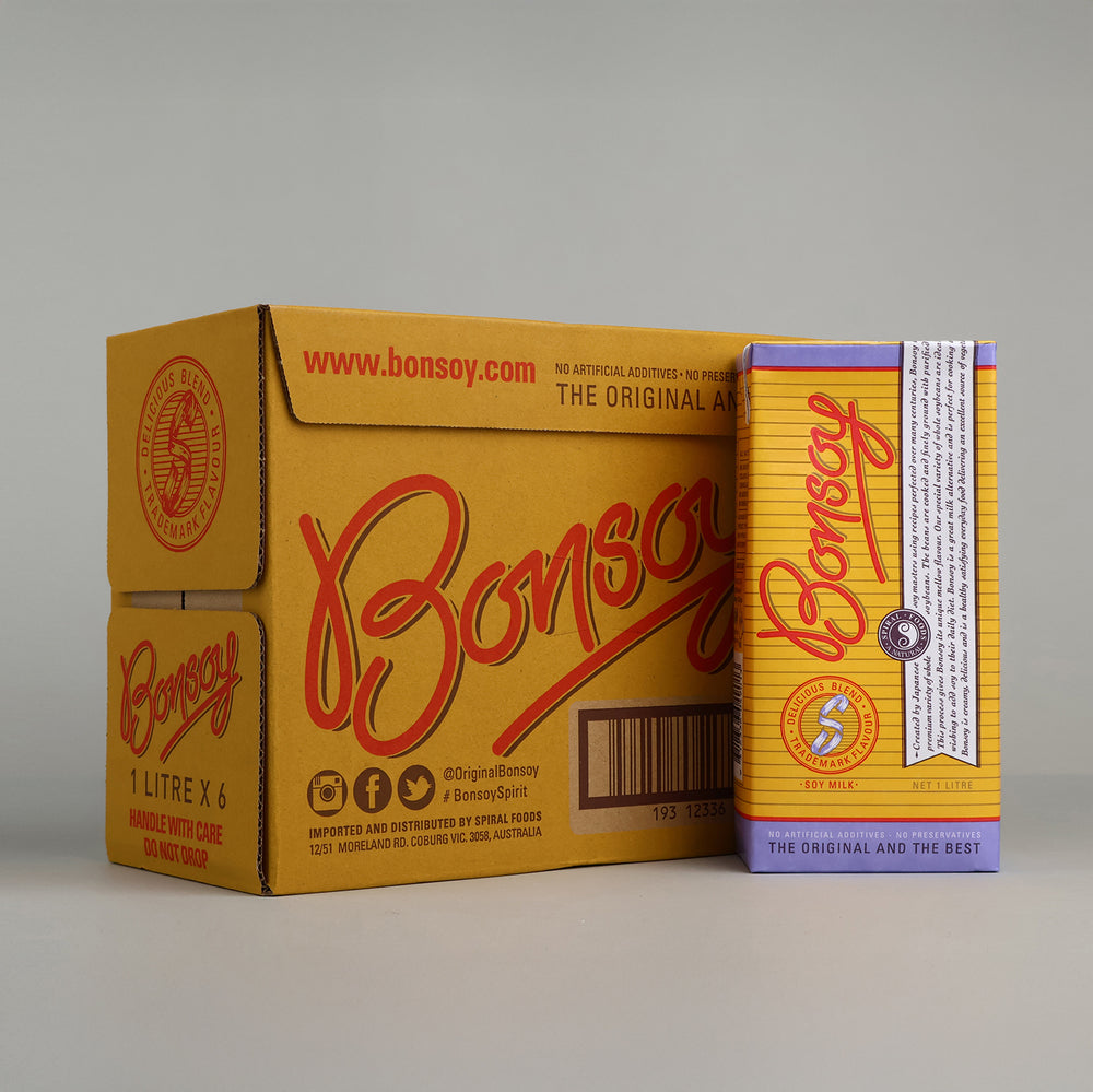 Bonsoy Soy Milk 2 Boxes | 6 x 1L