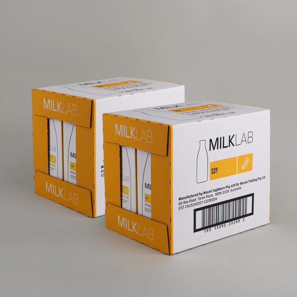 MILKLAB Soy Milk 2 Boxes | 8 x 1L