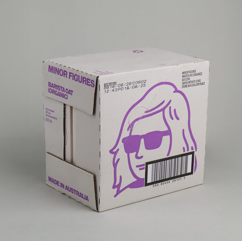 Minor Figures Organic Oat Milk Box | 6x1L