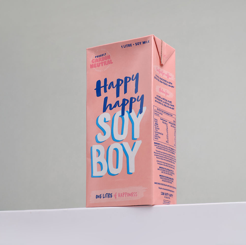 Happy Happy Soy Boy Soy Milk 2 Boxes | 6 x 1L