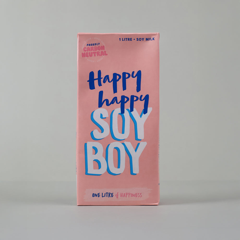 Happy Happy Soy Boy Soy Milk Box | 6 x 1L