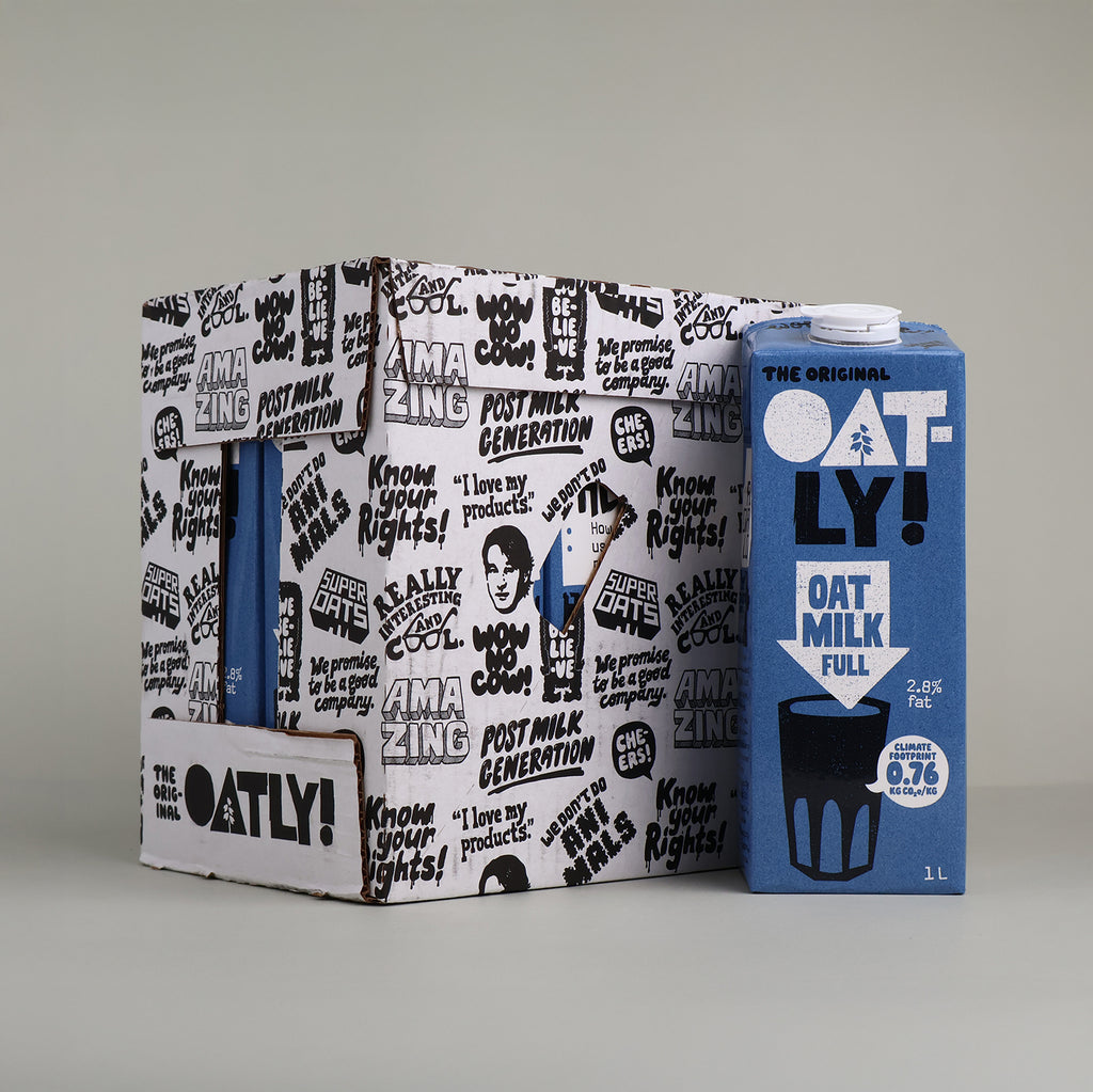 Oatly Oat Milk Original Full Cream Box | 6 x 1L – Mylkables