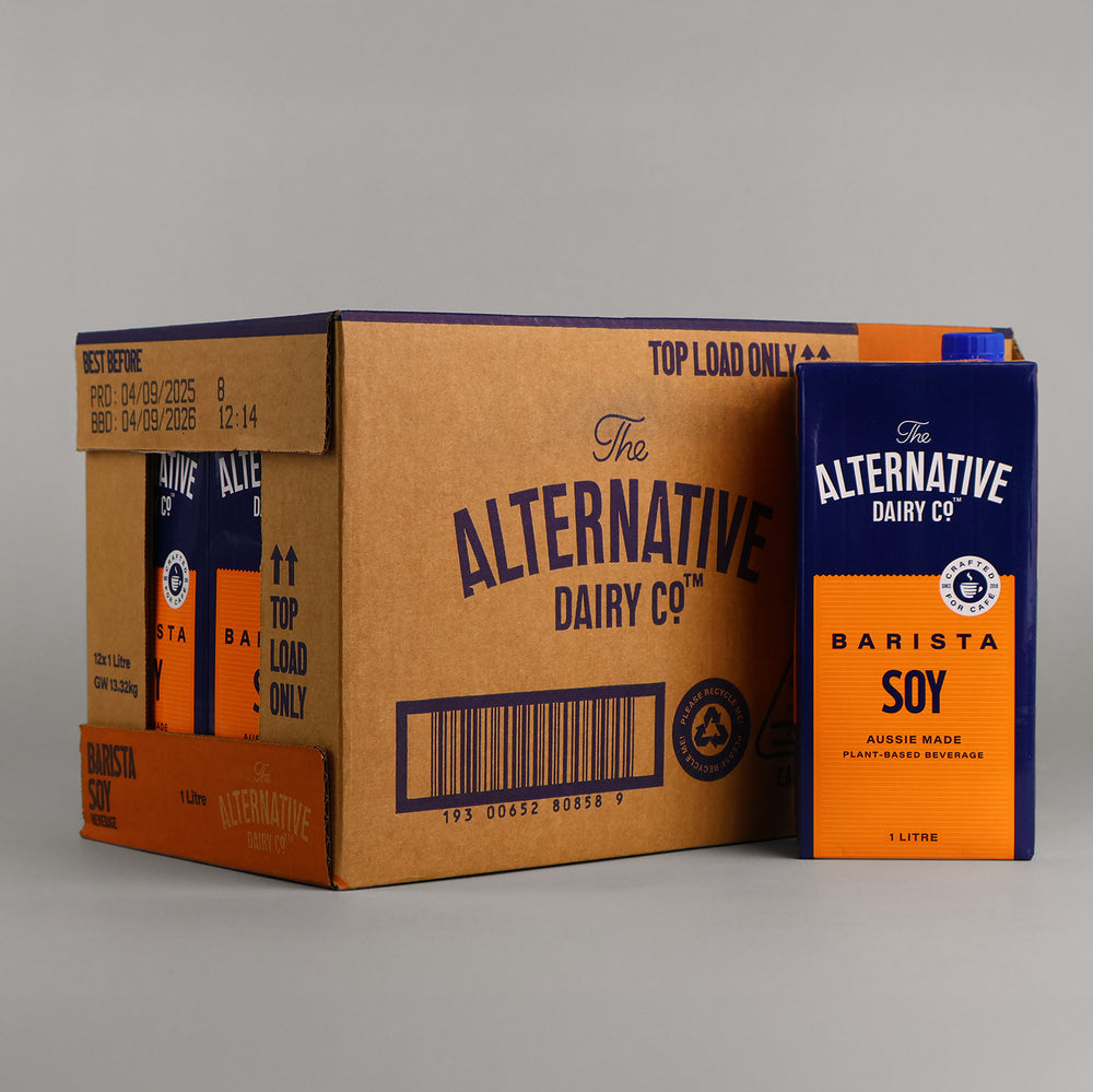 The Alternative Dairy Co Barista Soy Milk Box | 12 x 1L