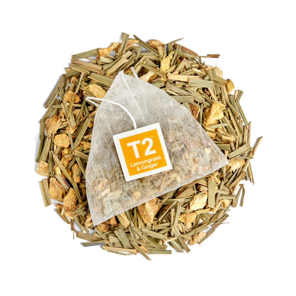 T2 Lemongrass & Ginger Tea Bag Refill 60 Pack | 120g