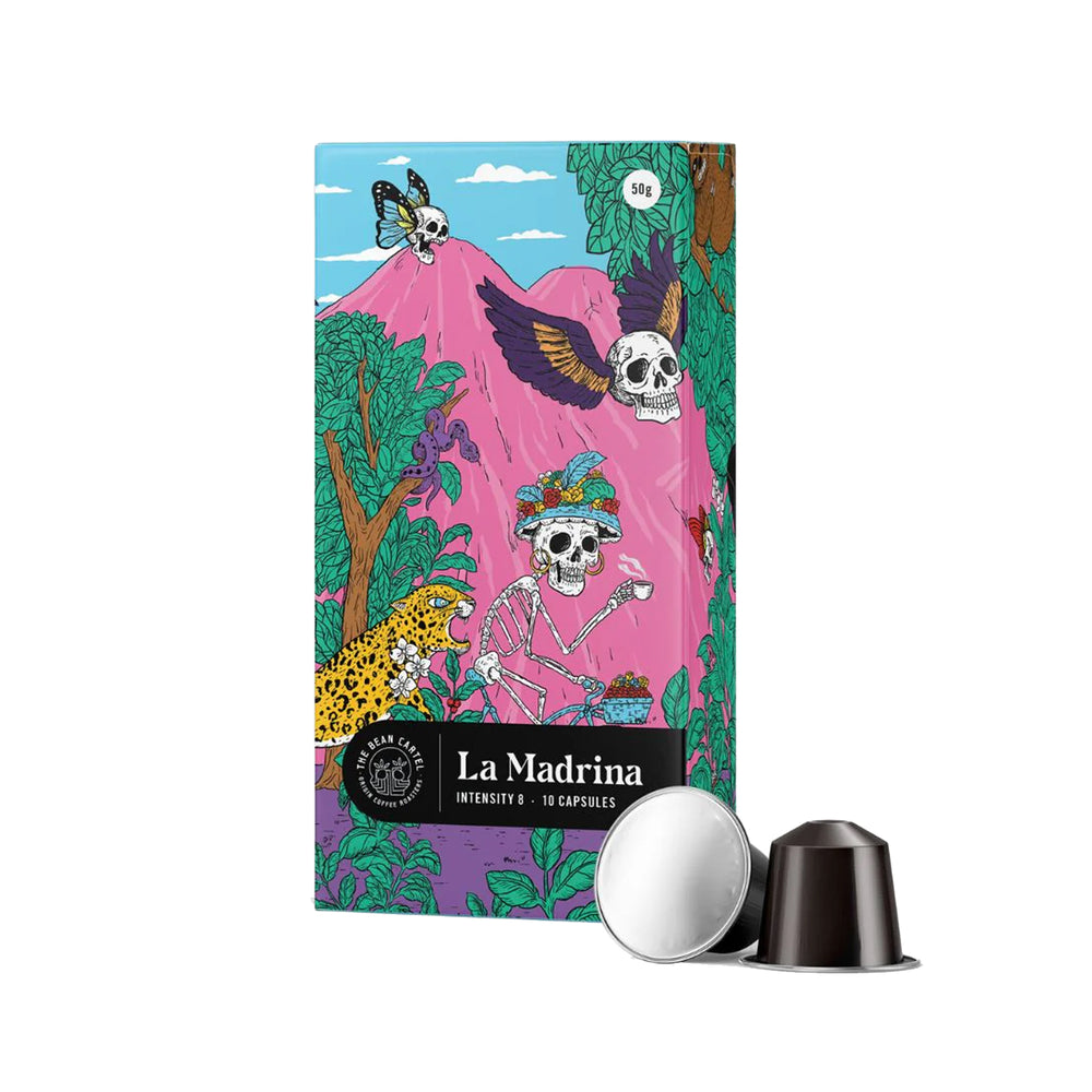 The Bean Cartel La Madrina Coffee Capsules 10 Pack | 50g