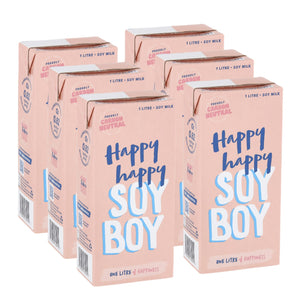 Happy Happy Soy Boy 6 x 1L Box Pic 2 Mylkables