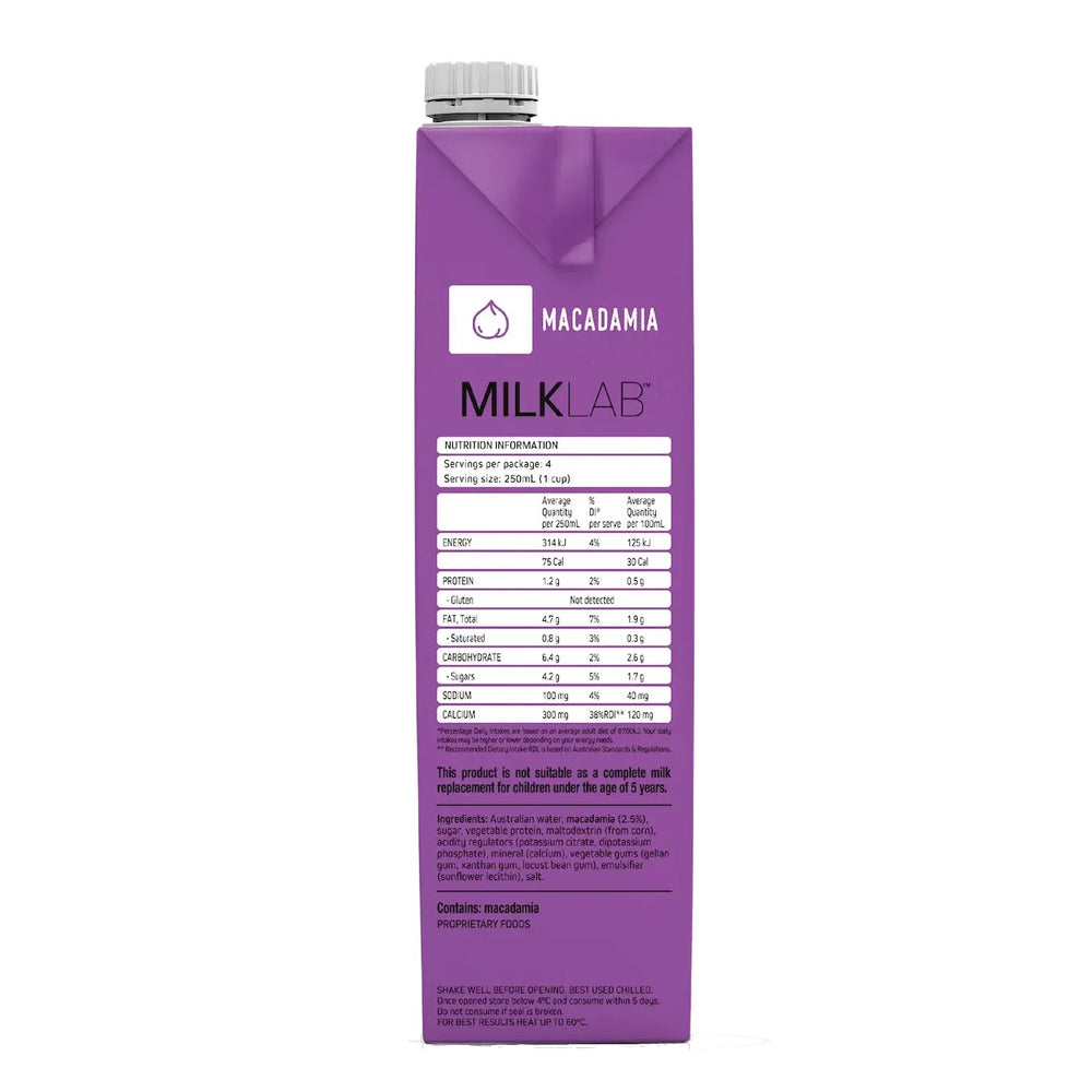 MILKLAB Macadamia Milk 1L