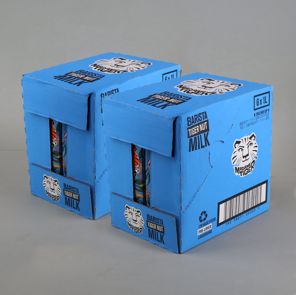 Madame Tiger Nut Barista Milk 2 Boxes | 6 x 1L