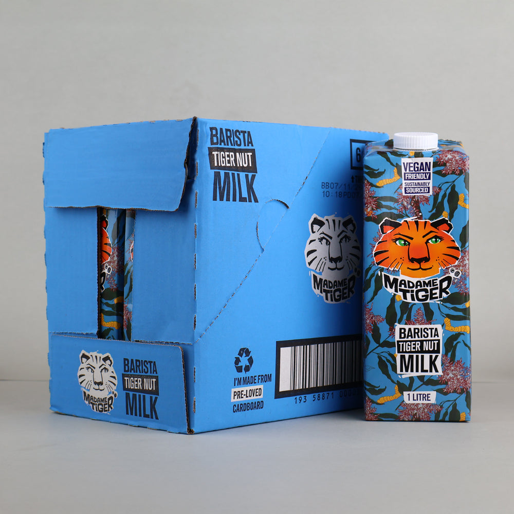 Madame Tiger Nut Barista Milk Box | 6 x 1L