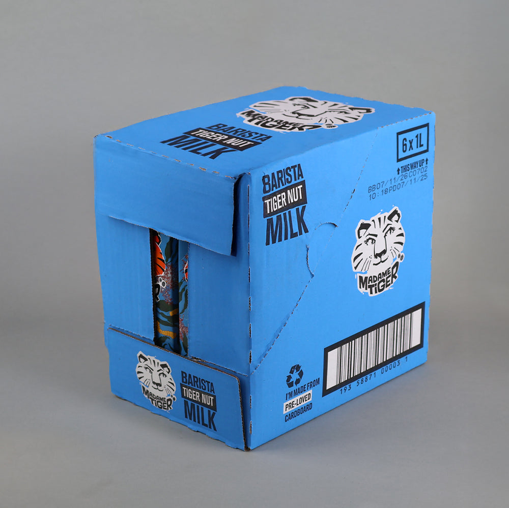 Madame Tiger Nut Barista Milk Box | 6 x 1L
