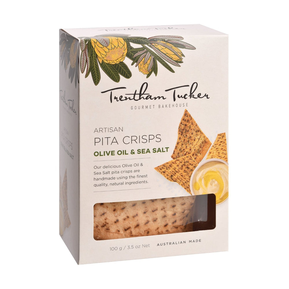 Artisan Pita Crisps - Olive Oil & Sea Salt 100g