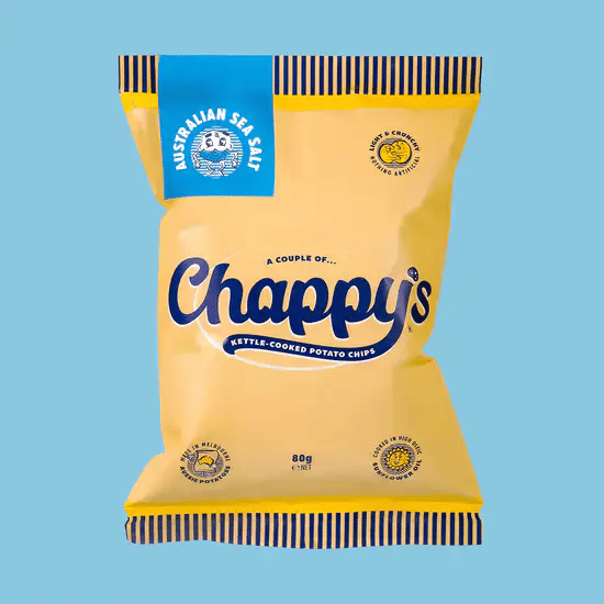 Chappy's Australian Sea Salt Kettle Chips | 80g