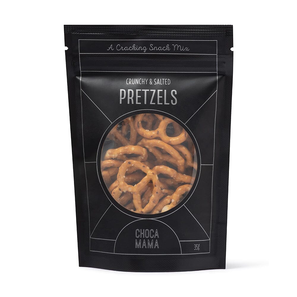 Chocamama Black Label Plain pretzels |35g