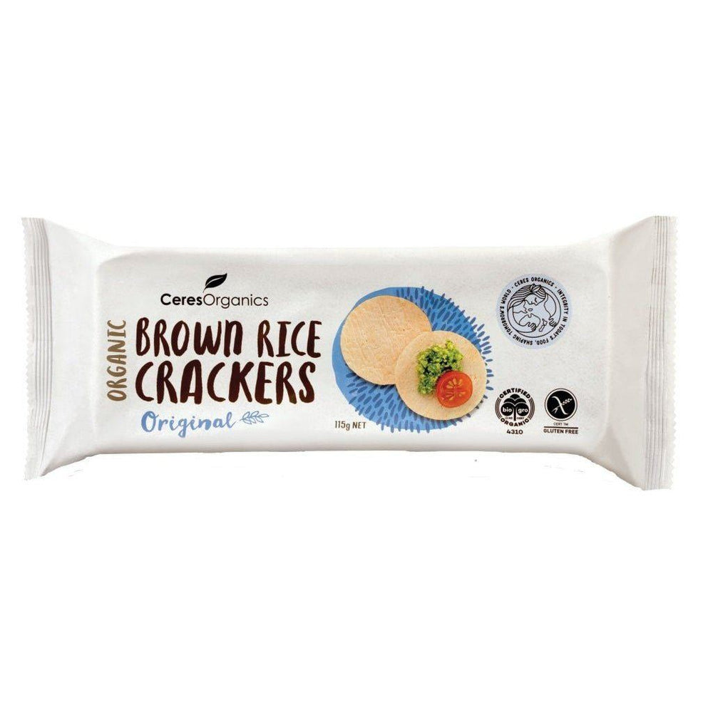 Brown Rice Crackers Original 115g