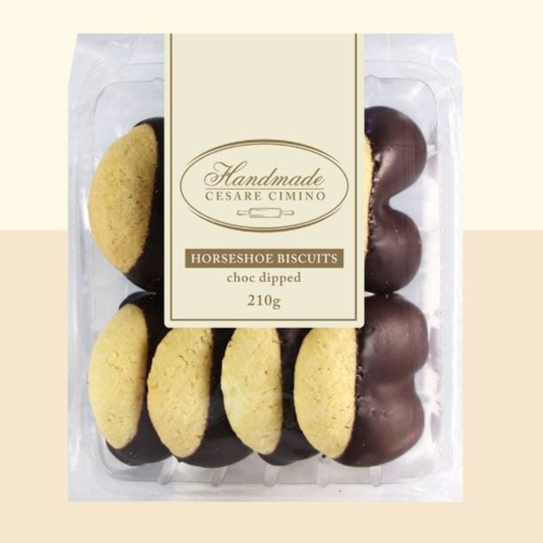 Cesare Cimino Choc Dipped Horse Shoe Biscuits | 210g