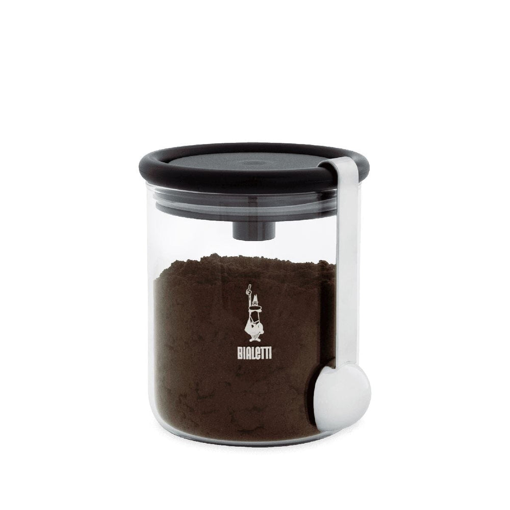 Bialetti Glass Coffee Jar with Moka Top