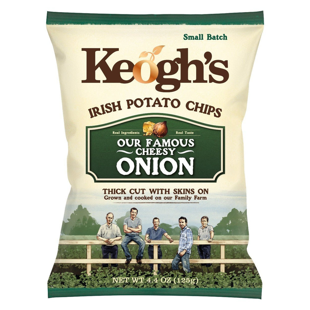Keogh's Irish Potato Chips Cheesy Onion |125g