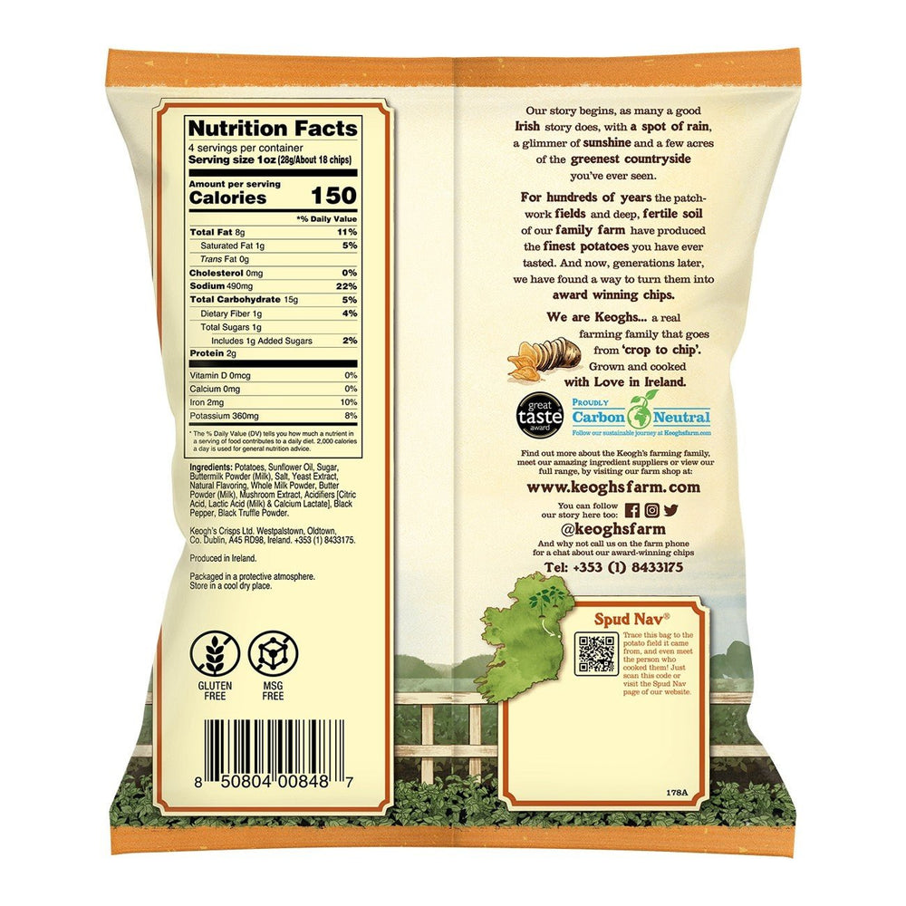 Keogh's Irish Potato chips - Truffle and Real Irish Butter