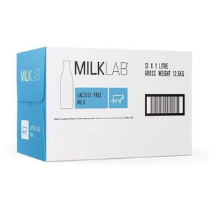 MILKLAB Lactose Free Milk 12x1Lt (Box)-Alt Milks-MILKLAB-iPantry-australia