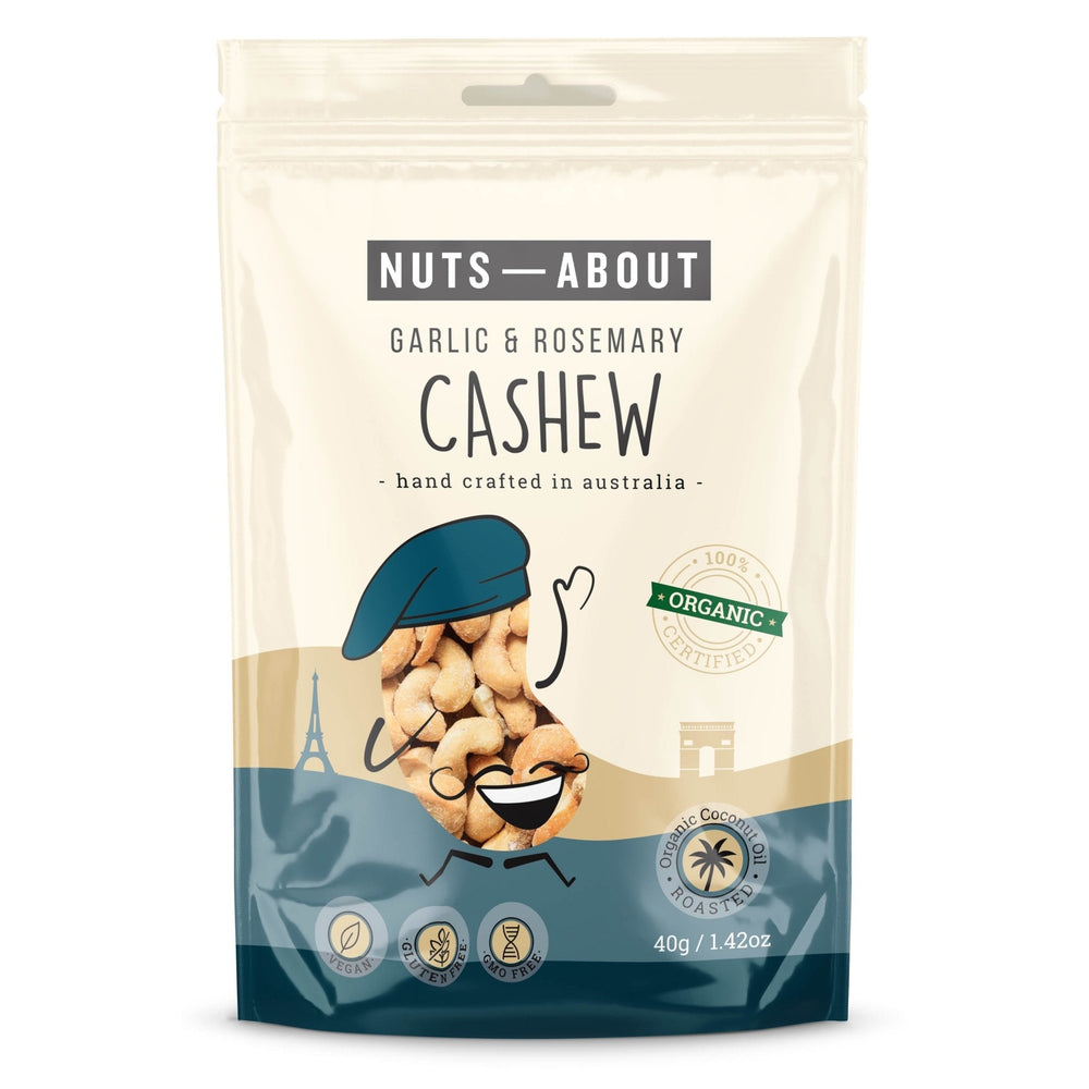 Nuts About Garlic & Rosemary Cashews | 40g