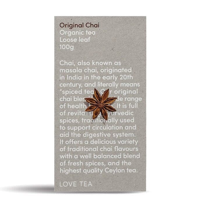 Love Tea Original Chai Loose Leaf Tea Box | 100g