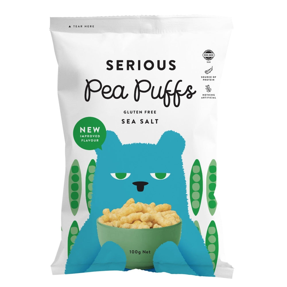 Serious Pea Puffs Sea Salt | 100g