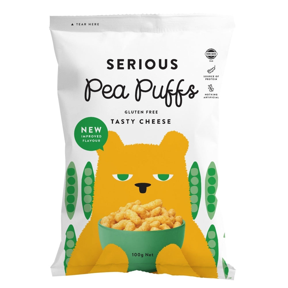 Serious Pea Puffs Tasty Cheese | 100g