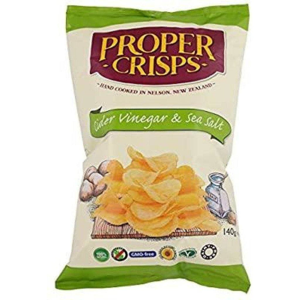 Proper Crisps Cider Vinegar & Sea Salt 140g