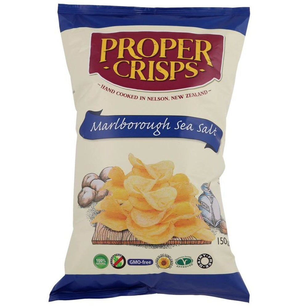 Proper Crisps Marlborough Sea Salt |150g