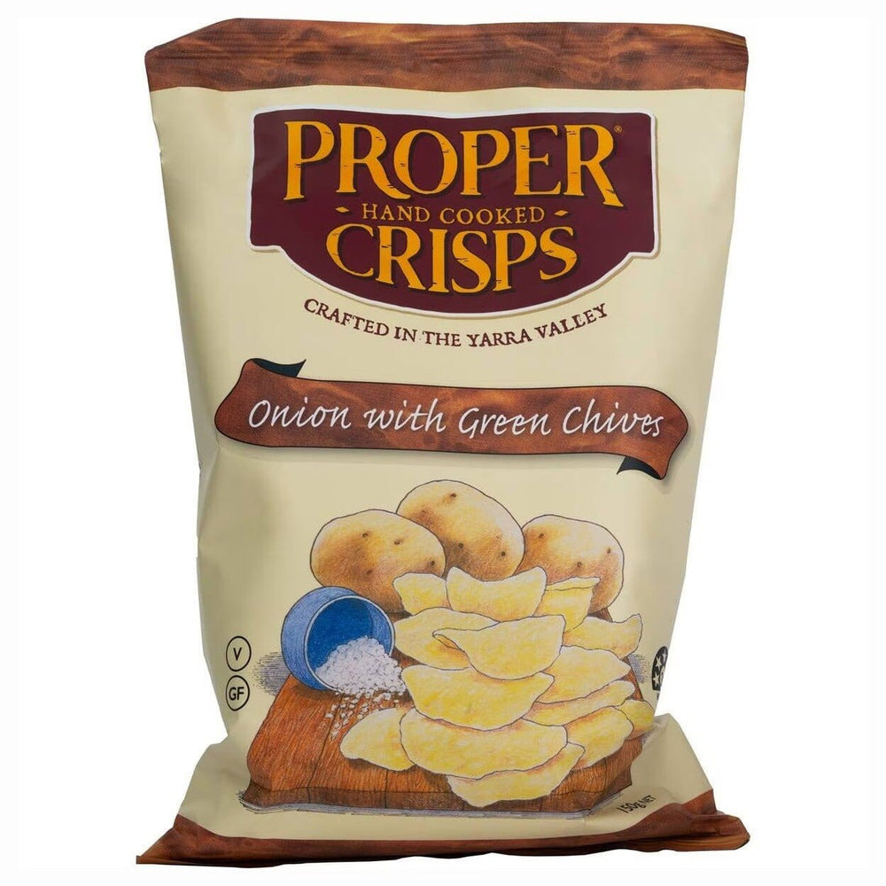 Proper Crisps Onion & Chives 150g