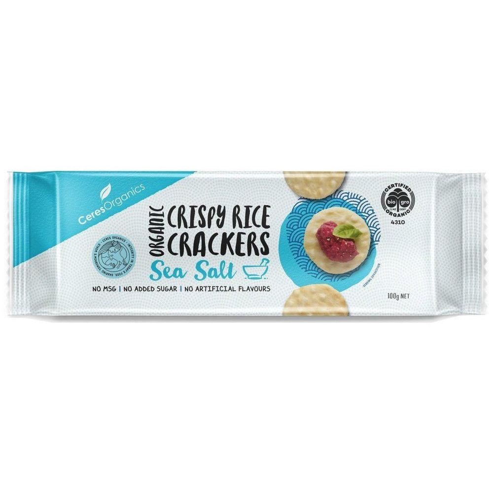Rice Crackers Sea Salt 100g