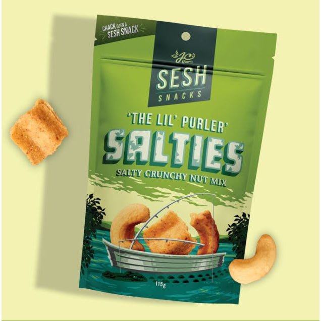 Sesh Snacks Salties Salty Crunchy Nut Mix | 115g
