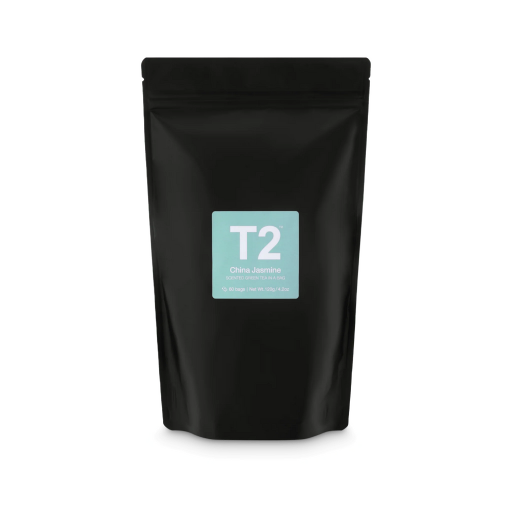 T2 China Jasmine Tea Bag Refill 60 Pack | 120g