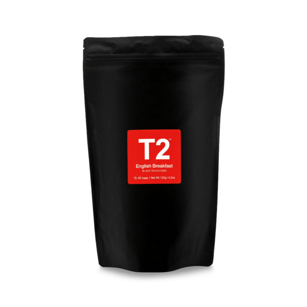 T2 English Breakfast Tea Bag Refill 60 Pack | 120g