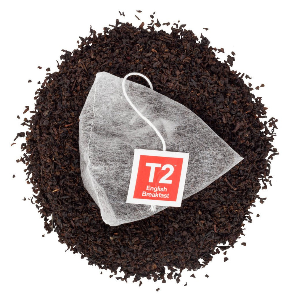 T2 English Breakfast Tea Bag Tin 60 Pack | 120g