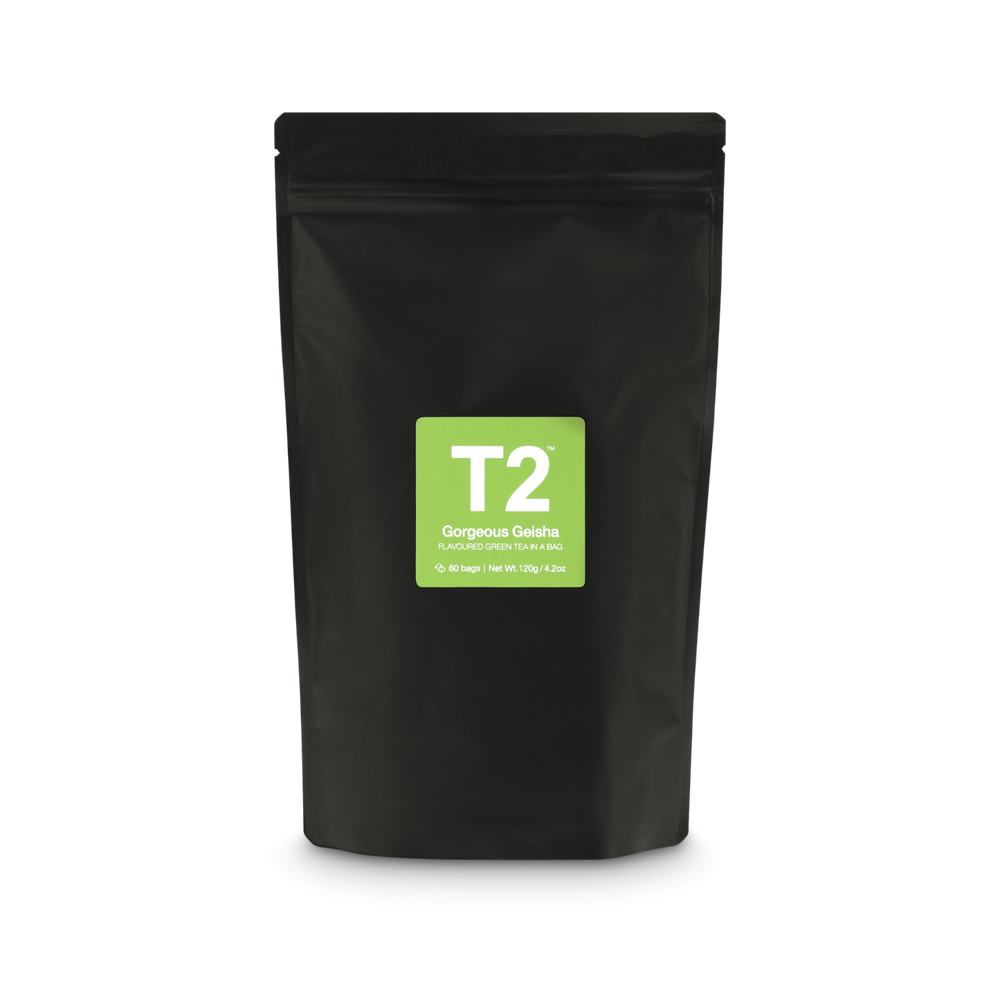 T2 Gorgeous Geisha Tea Bag Refill 60 Pack | 120g