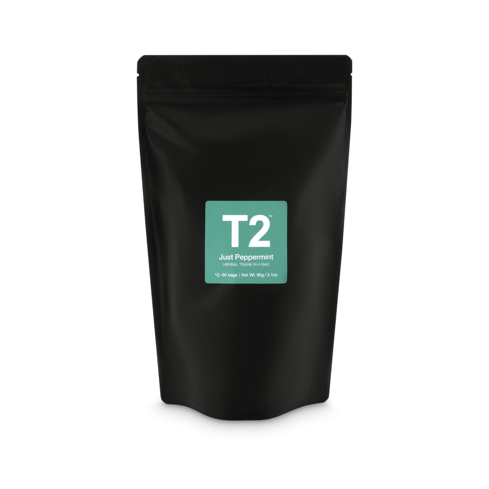 T2 Just Peppermint Tea Bag Refill 60 Pack | 120g
