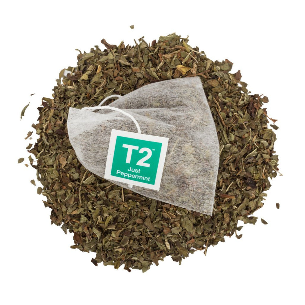 T2 Just Peppermint Tea Bag Tin 60 Pack | 120g