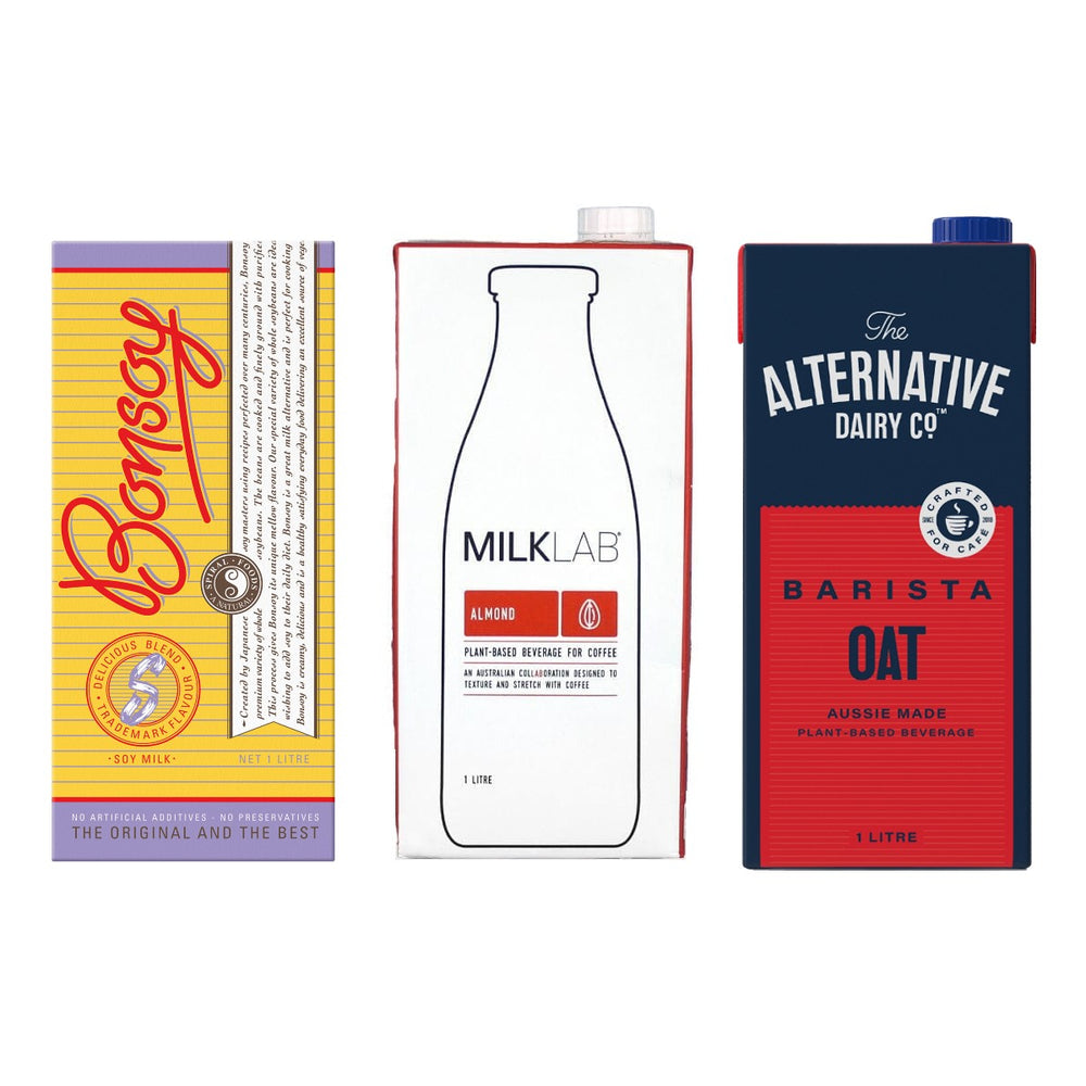 Triple Threat - Bonsoy, MILKLAB Almond & The Alternative Dairy Co. Oat