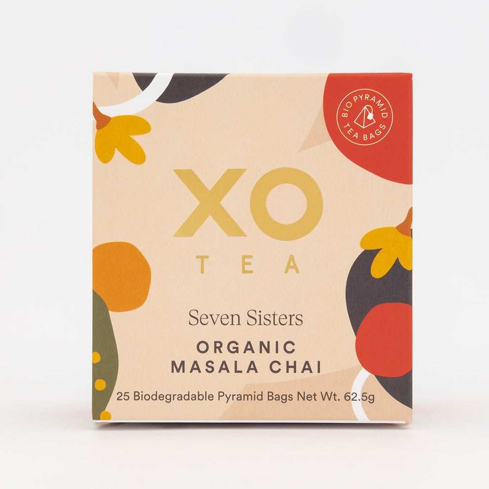 XO Tea Seven Sisters Masala Chai Tea Bag 25 Pack